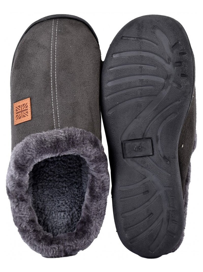 Pantofola uomo OZABI Grigio - Kiabi