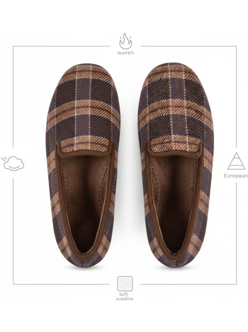 Pantofola Uomo OZABI PREMIUM 5080 Marrone - Kiabi