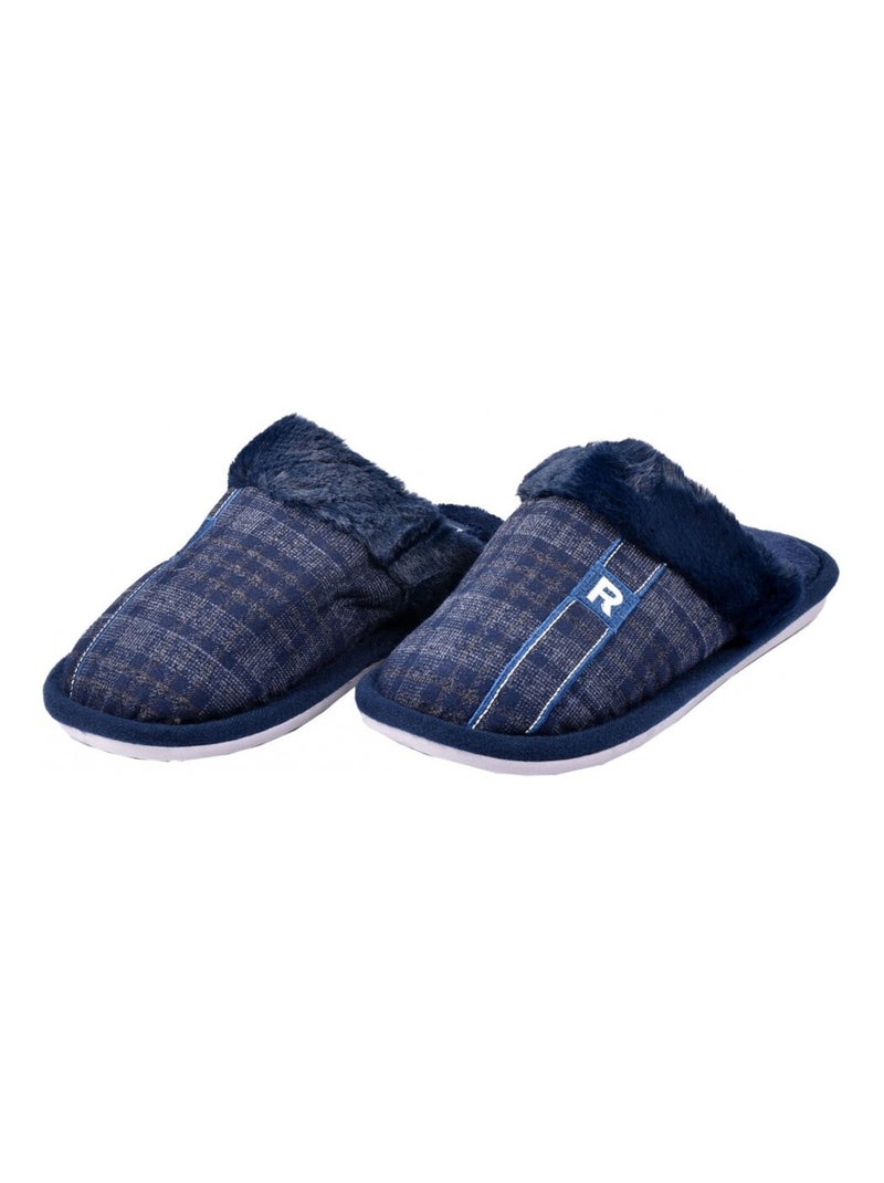 Pantofola Uomo PREMIUM Blu marino - Kiabi