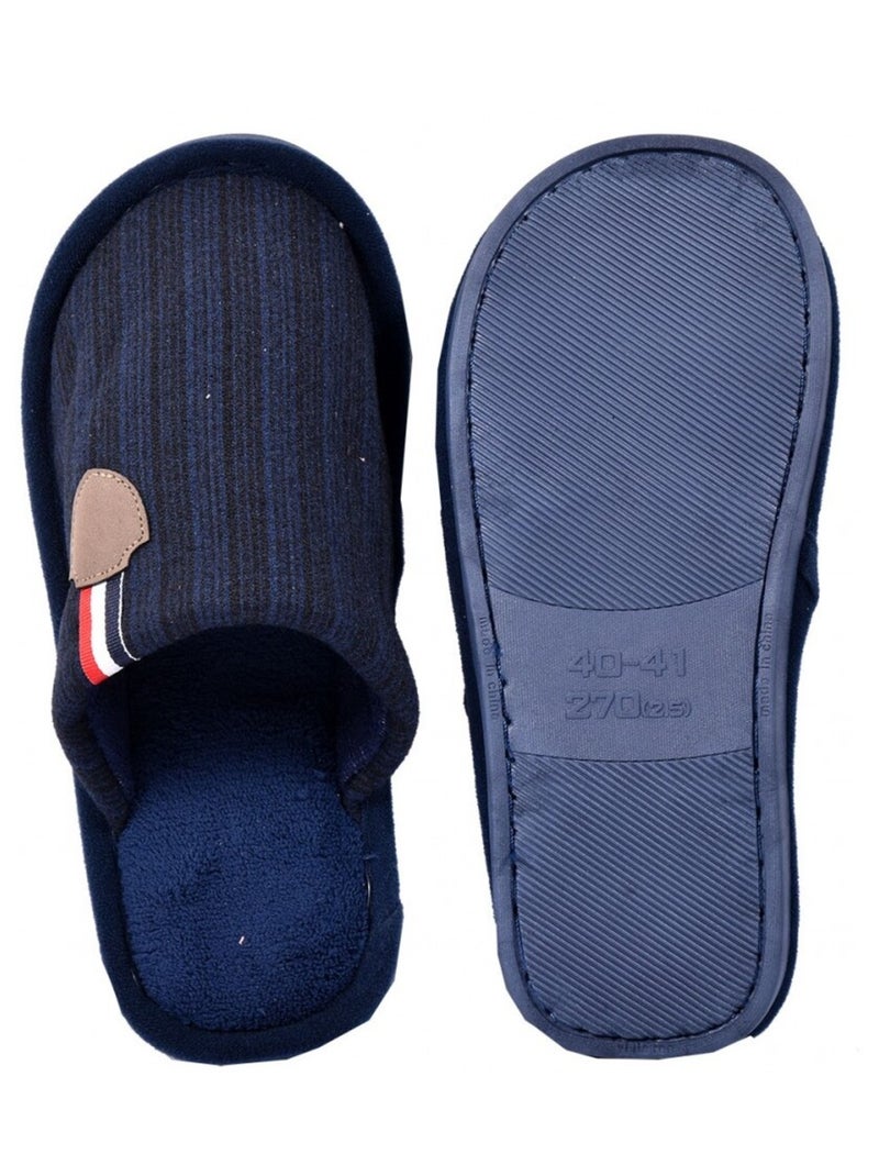 Pantofola Uomo PREMIUM Blu marino - Kiabi