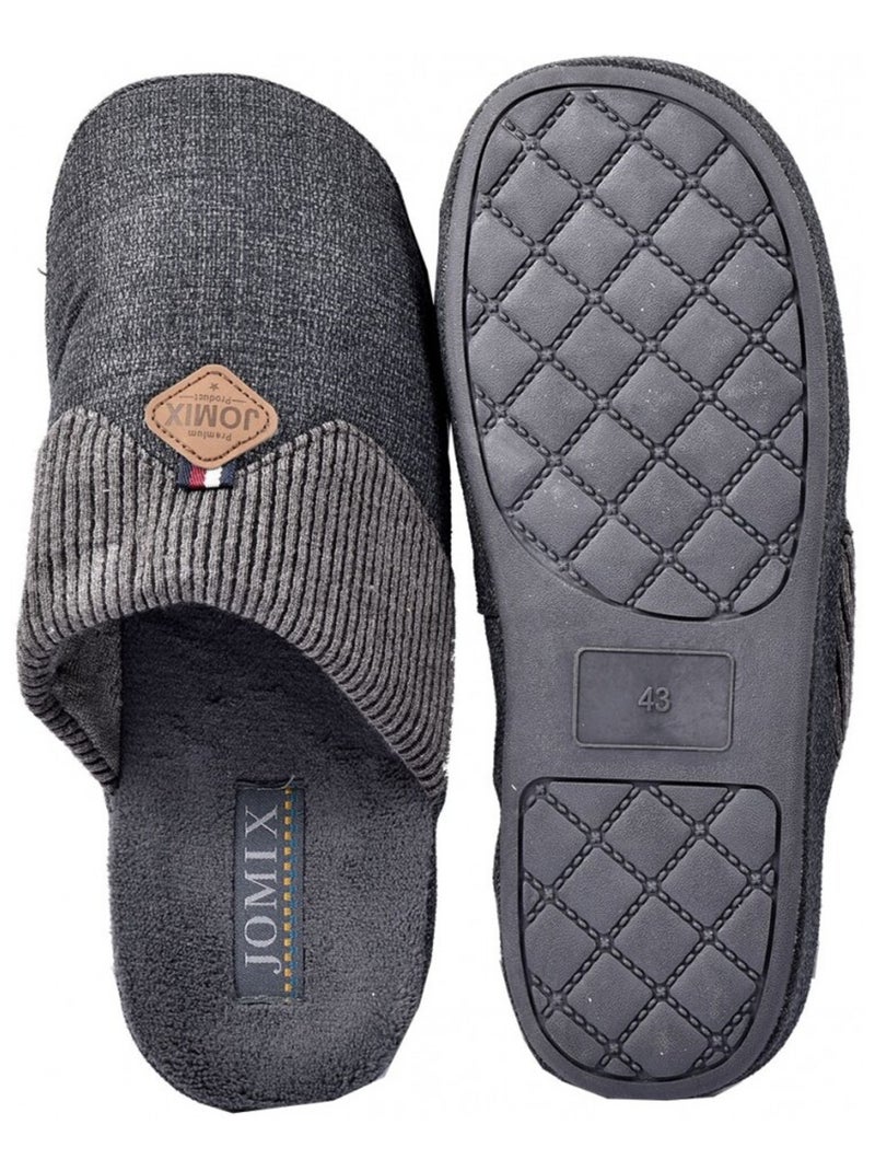 Pantofola Uomo PREMIUM Grigio - Kiabi