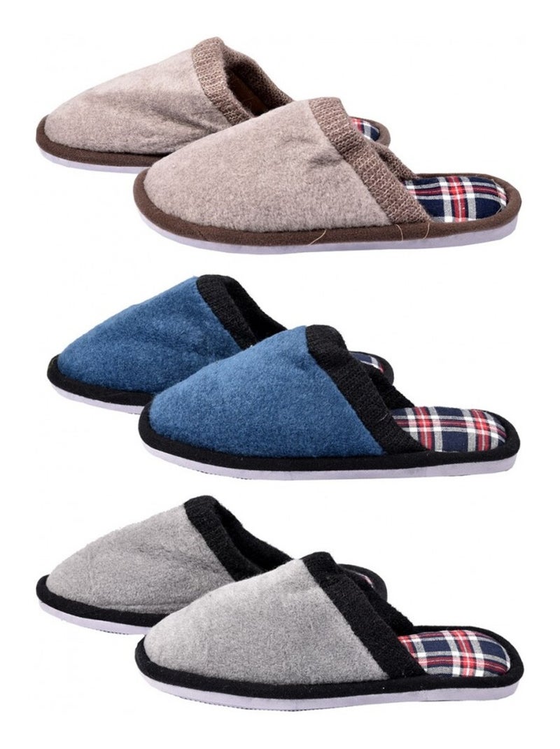 Pantofola Uomo PREMIUM Grigio - Kiabi