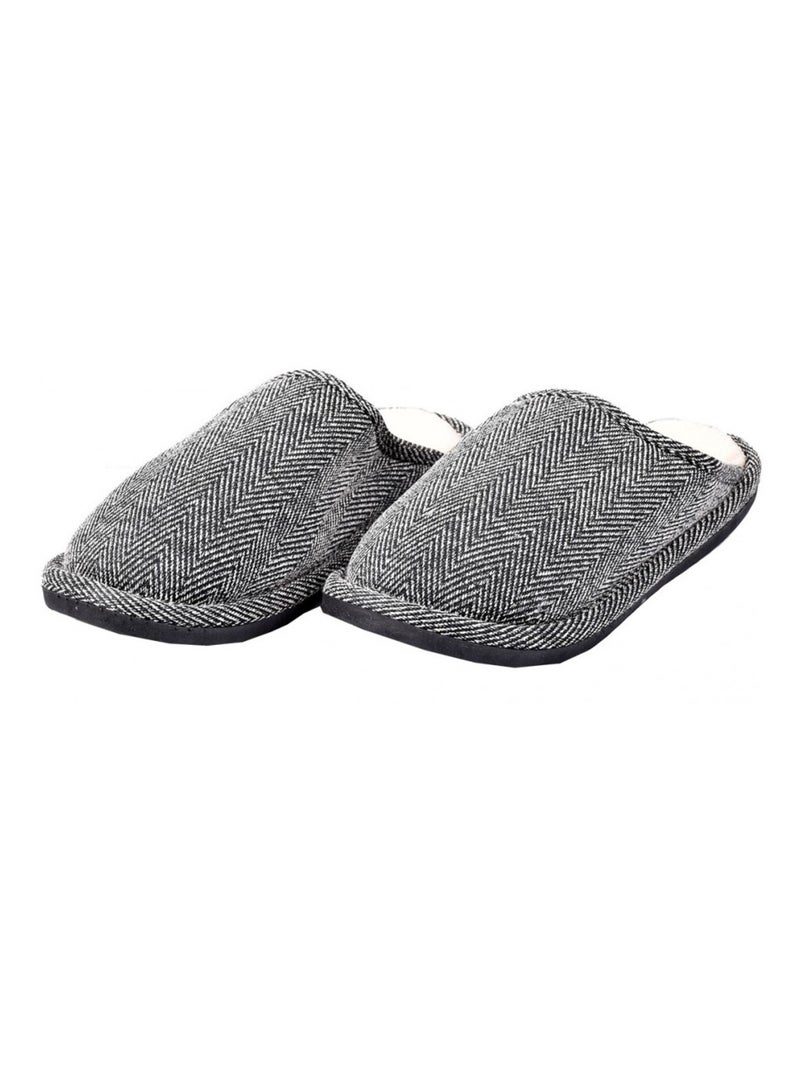 Pantofola Uomo PREMIUM Grigio - Kiabi