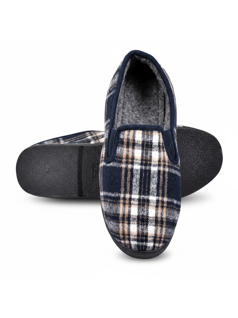Pantofola Uomo PREMIUM K88R9 Blu marino - Kiabi