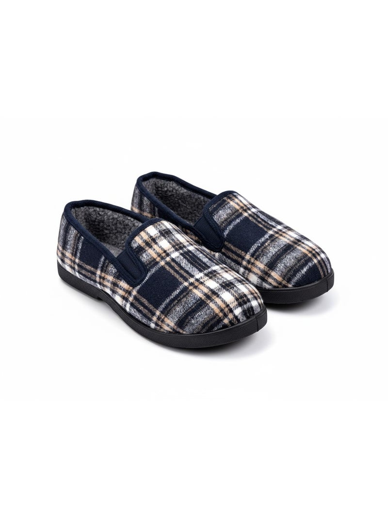 Pantofola Uomo PREMIUM K88R9 Blu marino - Kiabi