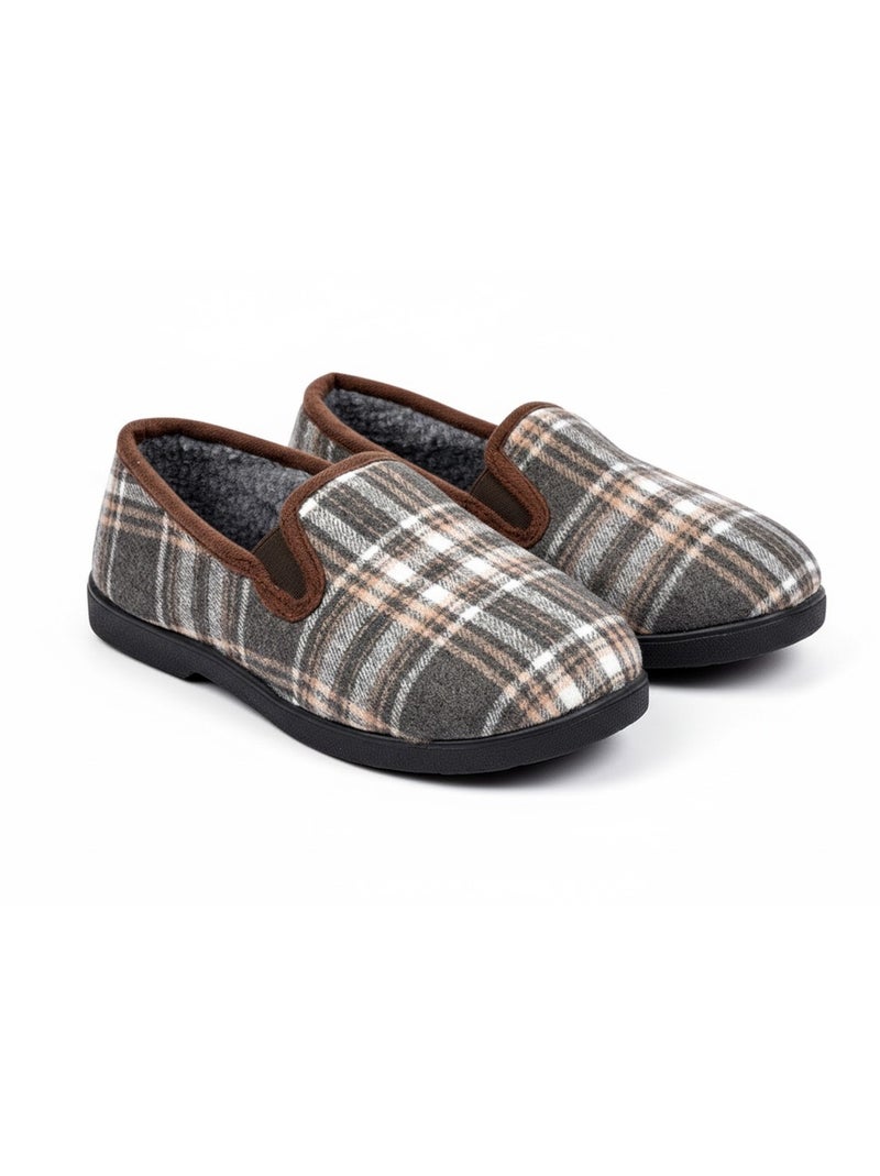 Pantofola Uomo PREMIUM K88R9 Marrone - Kiabi
