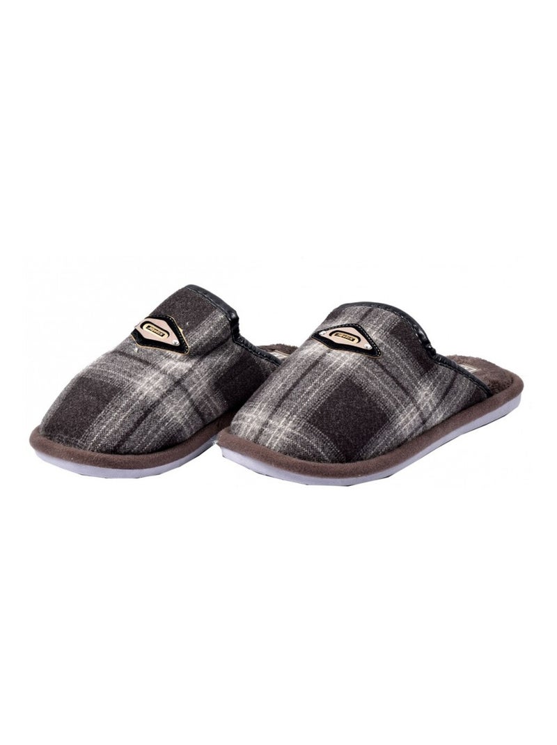 Pantofola Uomo PREMIUM Marrone avana - Kiabi