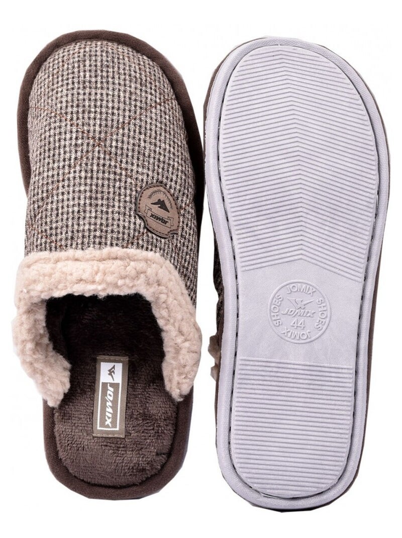 Pantofola Uomo PREMIUM Marrone avana - Kiabi