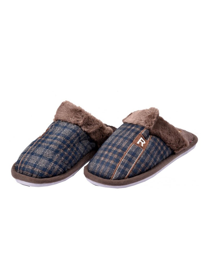 Pantofola Uomo PREMIUM Marrone - Kiabi