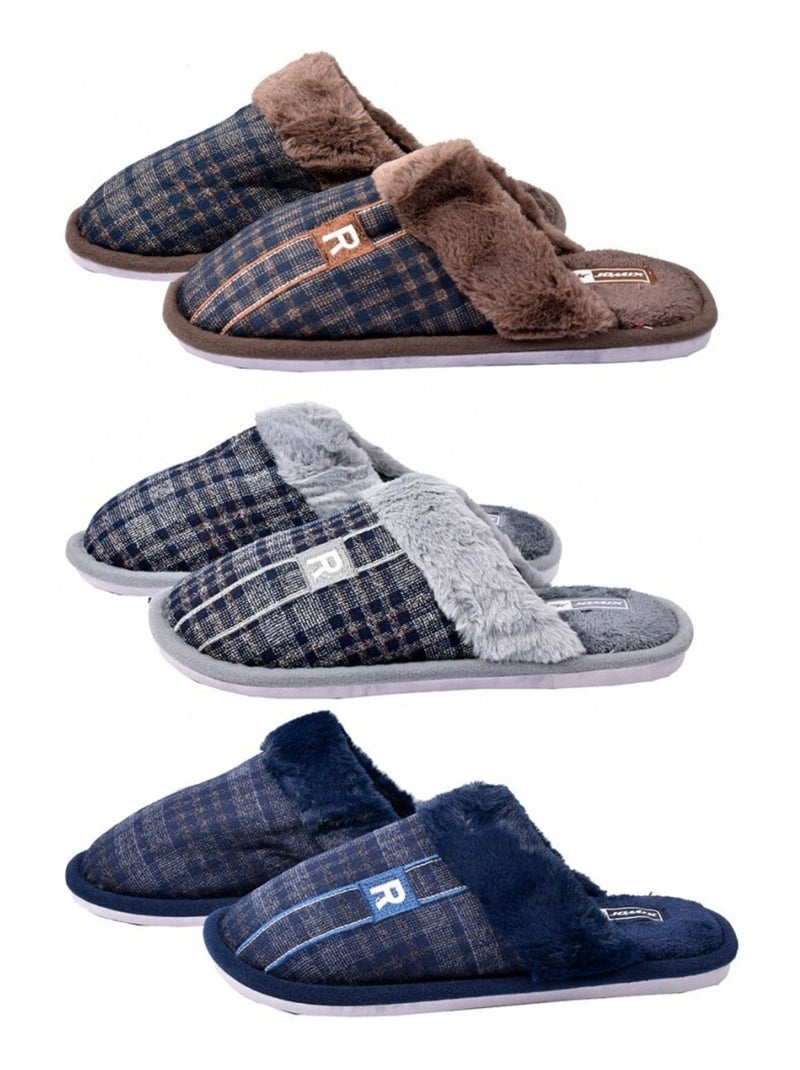 Pantofola Uomo PREMIUM Marrone - Kiabi