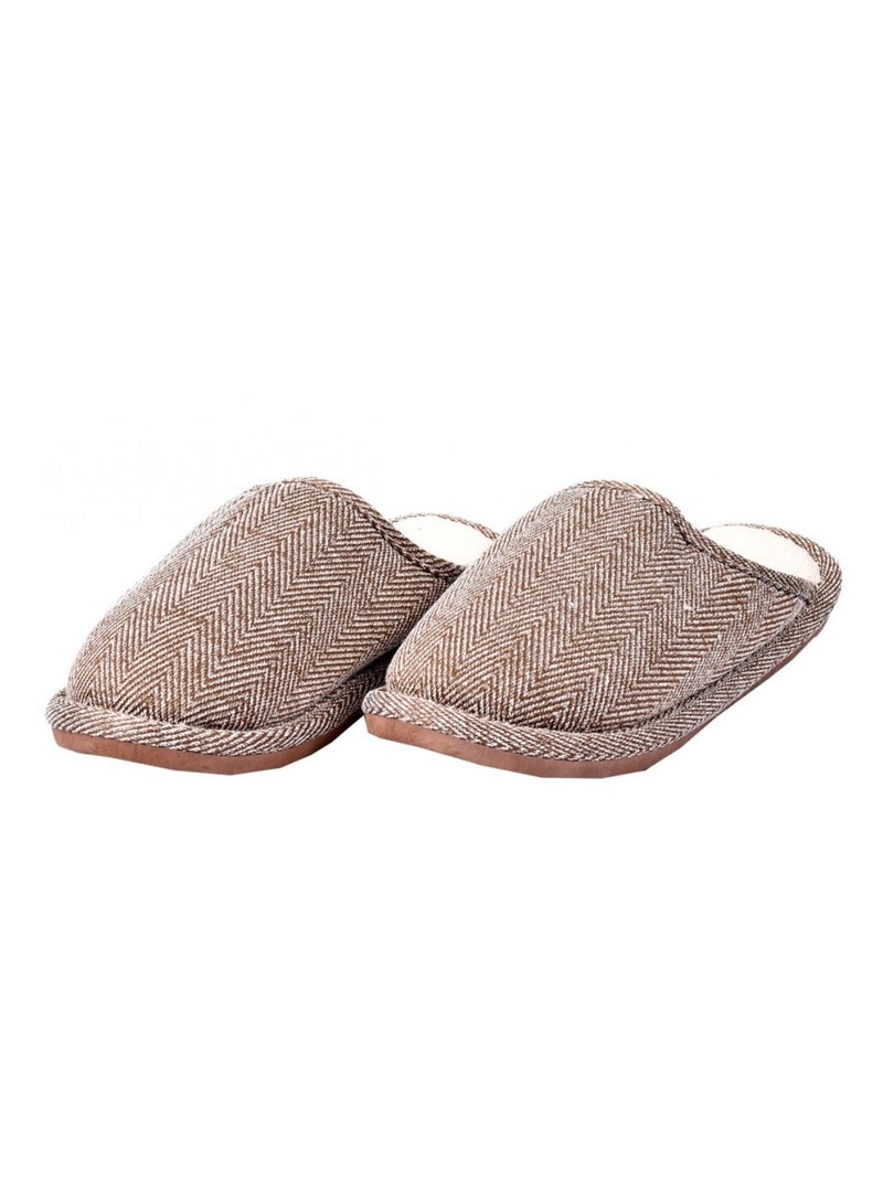 Pantofola Uomo PREMIUM Marrone - Kiabi