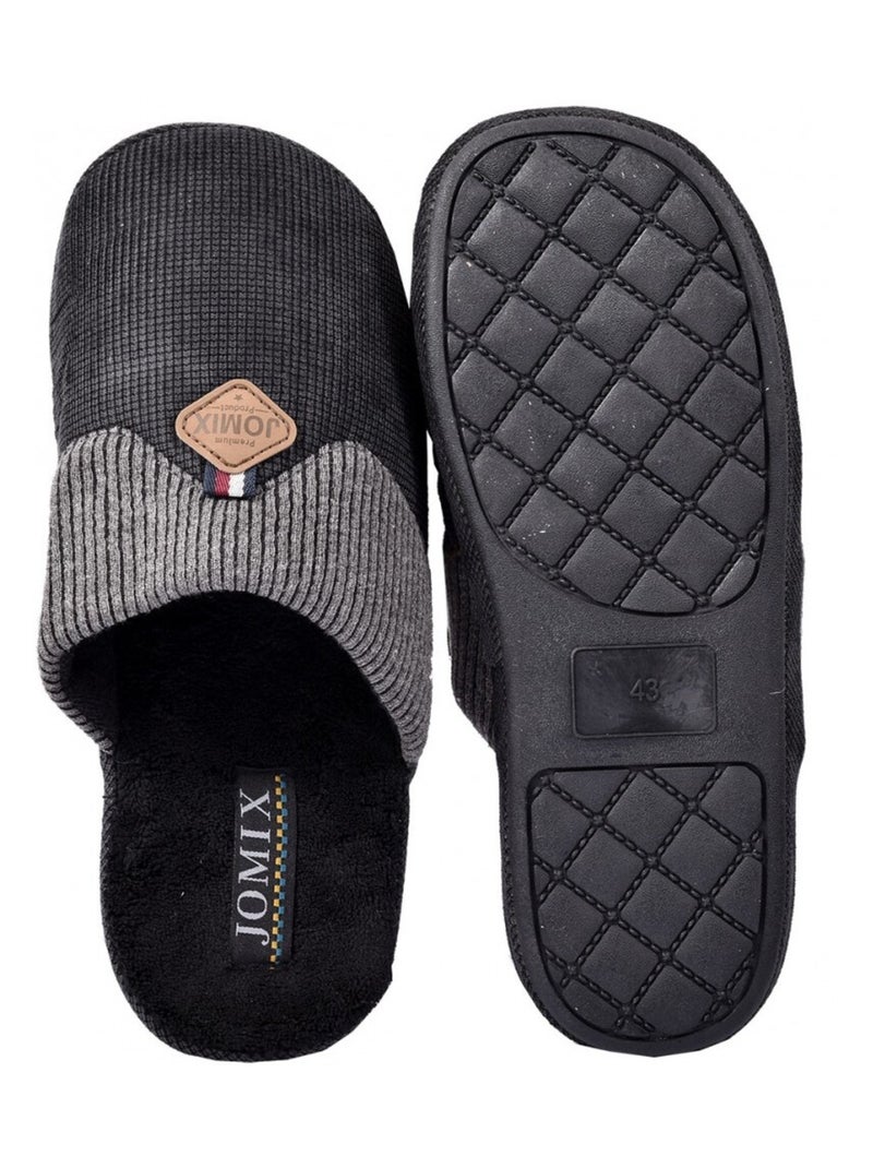 Pantofola Uomo PREMIUM Nero - Kiabi