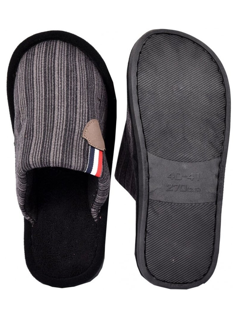 Pantofola Uomo PREMIUM Nero - Kiabi