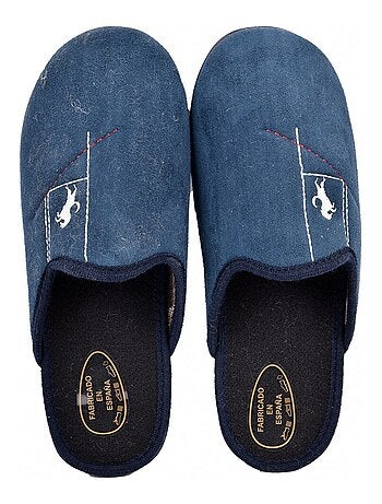 Pantofola uomo scamosciato premium