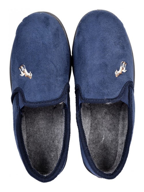 Pantofola uomo scamosciato premium - Kiabi Pantofola uomo scamosciato premium - Kiabi