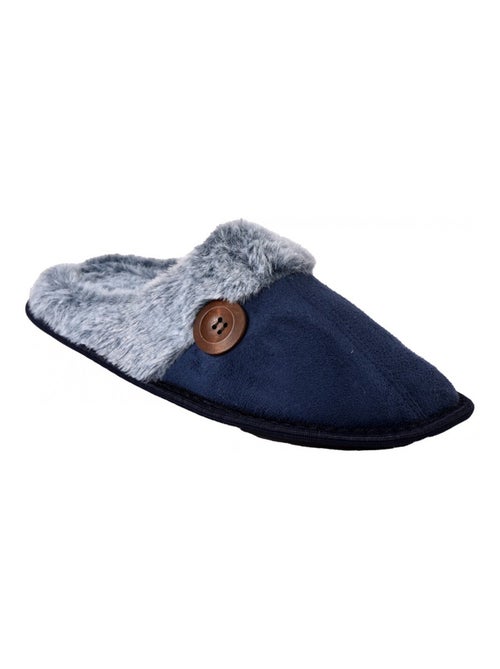 Pantofola uomo scamosciato SUEDINE - Kiabi Pantofola uomo scamosciato SUEDINE - Kiabi