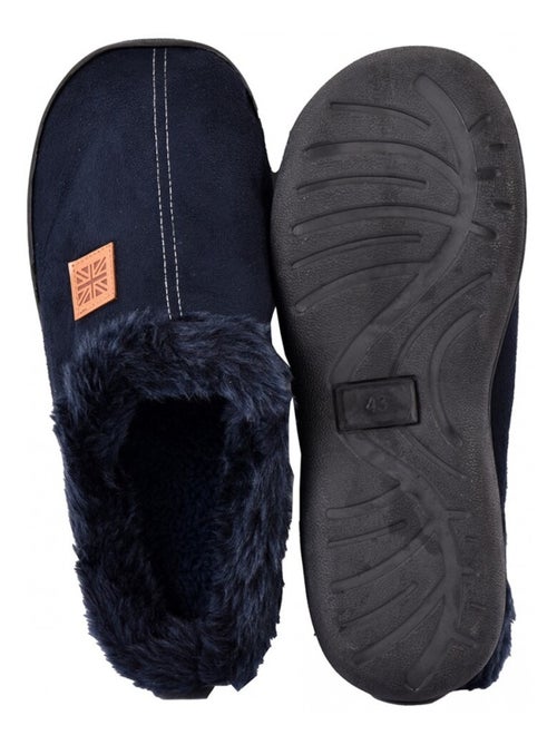 Pantofola uomo scamosciato SUEDINE - Kiabi