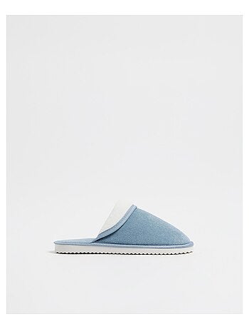 Pantofole a contrasto, MO Fashion