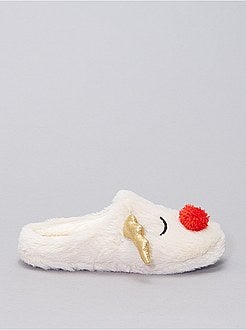 Pantofole a mules renne - Kiabi