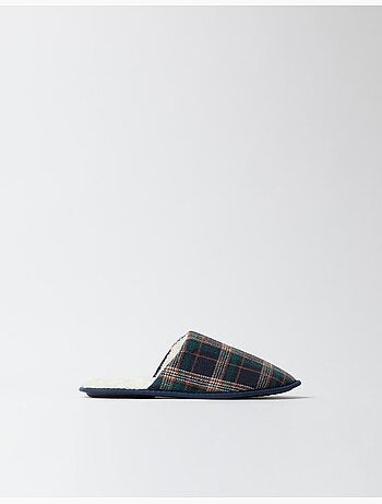 Pantofole a quadri da camera da letto, mo fashion