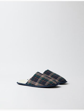 Pantofole a quadri da camera da letto, mo fashion