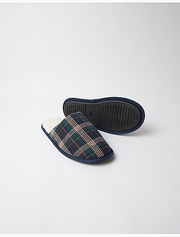 Pantofole a quadri da camera da letto, mo fashion
