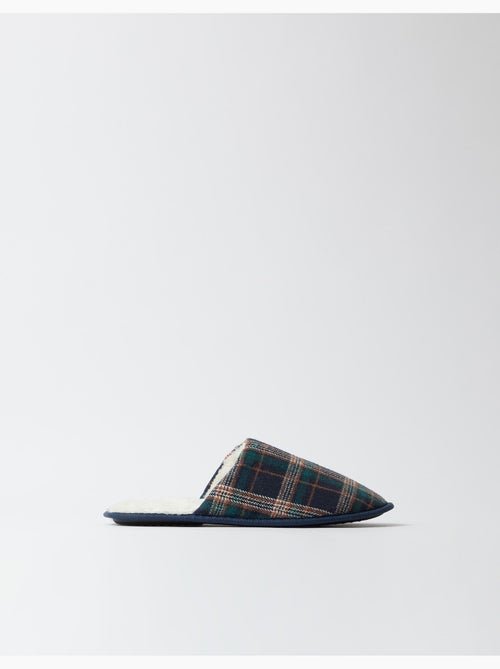 Pantofole a quadri da camera da letto, mo fashion - Kiabi