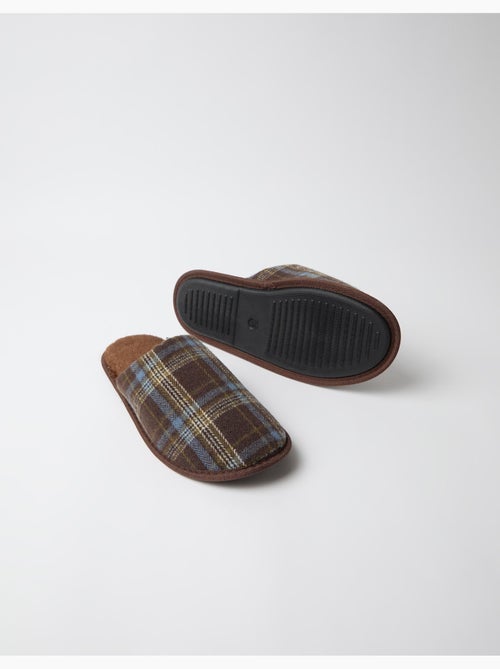 Pantofole a quadri da camera da letto, mo fashion - Kiabi