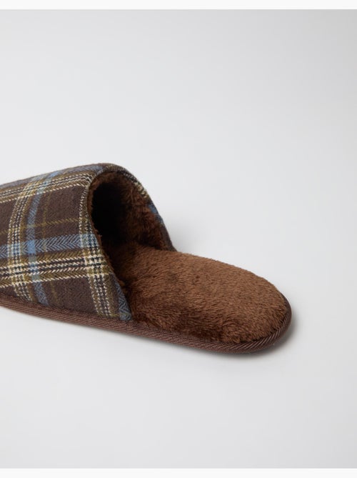 Pantofole a quadri da camera da letto, mo fashion - Kiabi