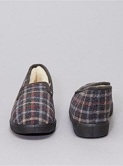 Scarpe - Pantofole a quadri - Kiabi