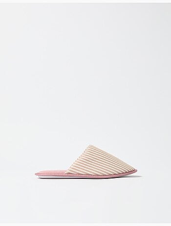 Pantofole a righe, mo fashion