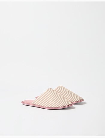 Pantofole a righe, mo fashion