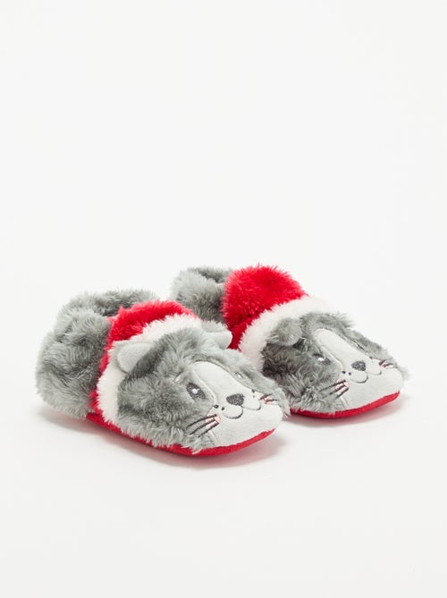 Pantofole a stivaletto animali 'Natale' - Kiabi Pantofole a stivaletto animali 'Natale' - Kiabi