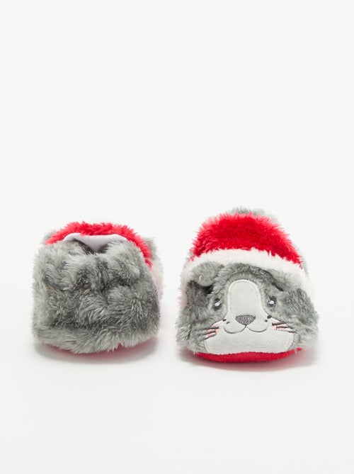 Pantofole a stivaletto animali 'Natale' - Kiabi Pantofole a stivaletto animali 'Natale' - Kiabi