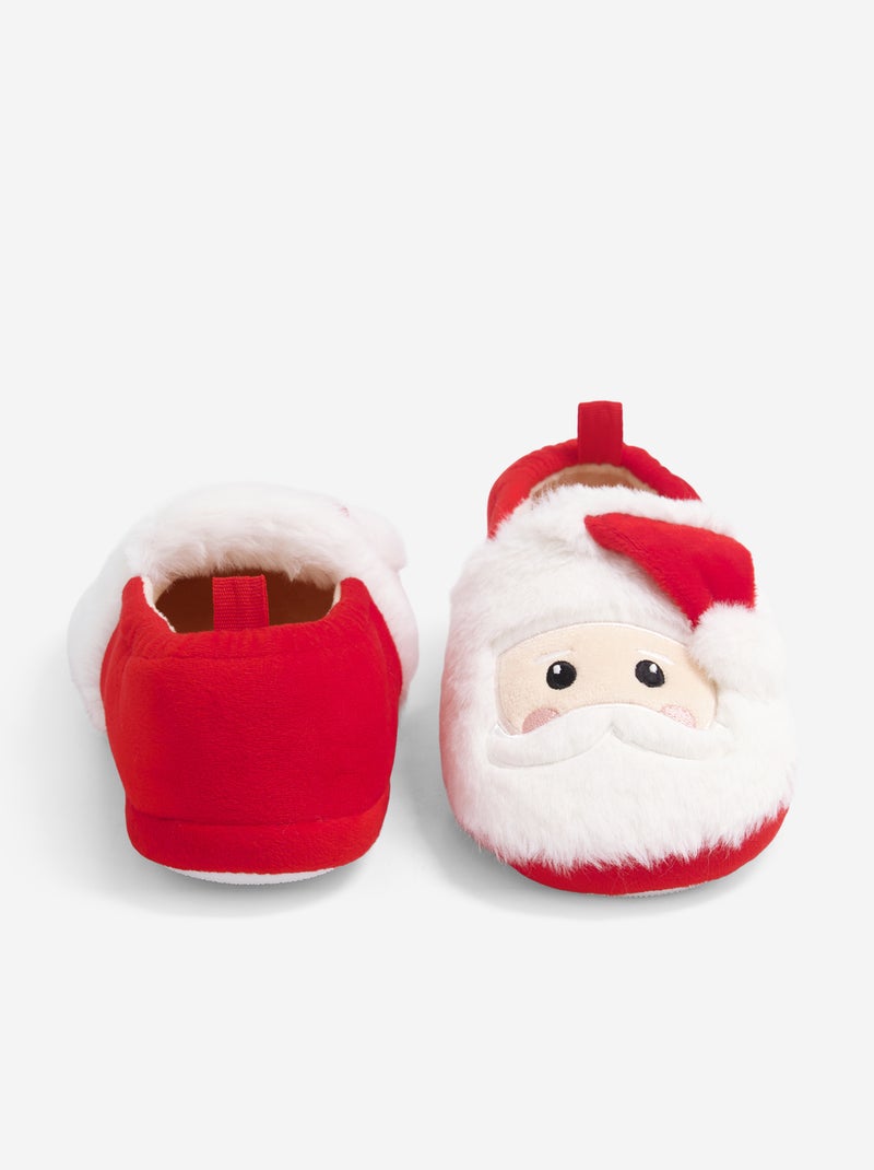 Pantofole a stivaletto 'Babbo Natale' Rosso - Kiabi