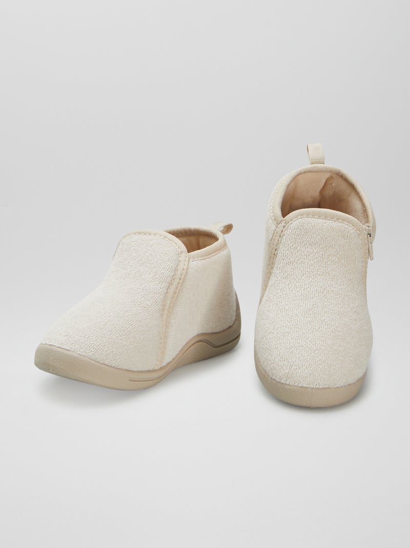 Pantofole a stivaletto BEIGE - Kiabi