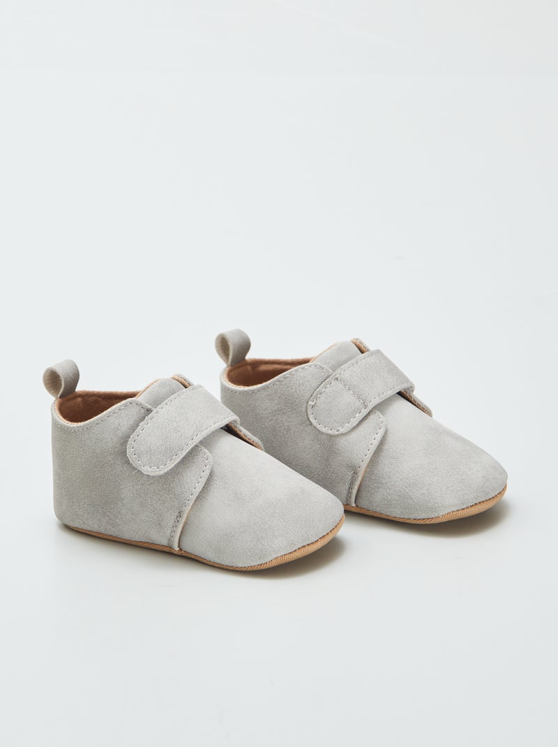 Pantofole a stivaletto con strappi GRIGIO - Kiabi