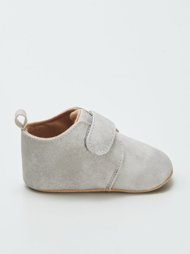 Pantofole a stivaletto con strappi GRIGIO - Kiabi