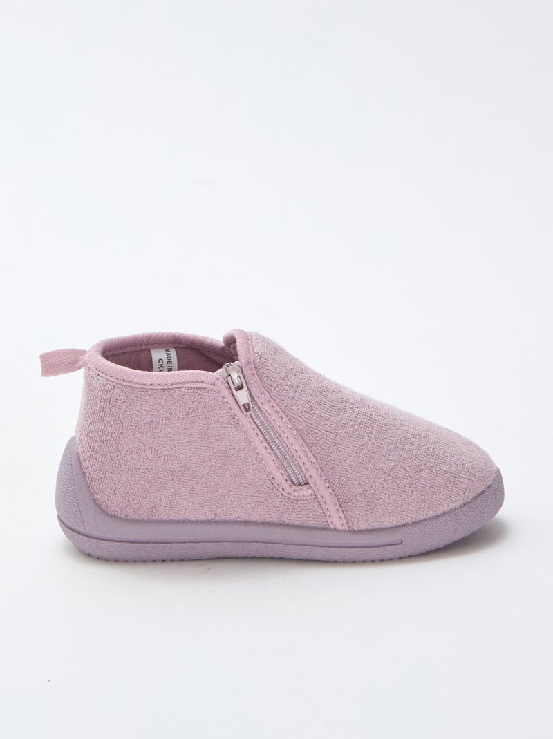Pantofole a stivaletto Viola - Kiabi
