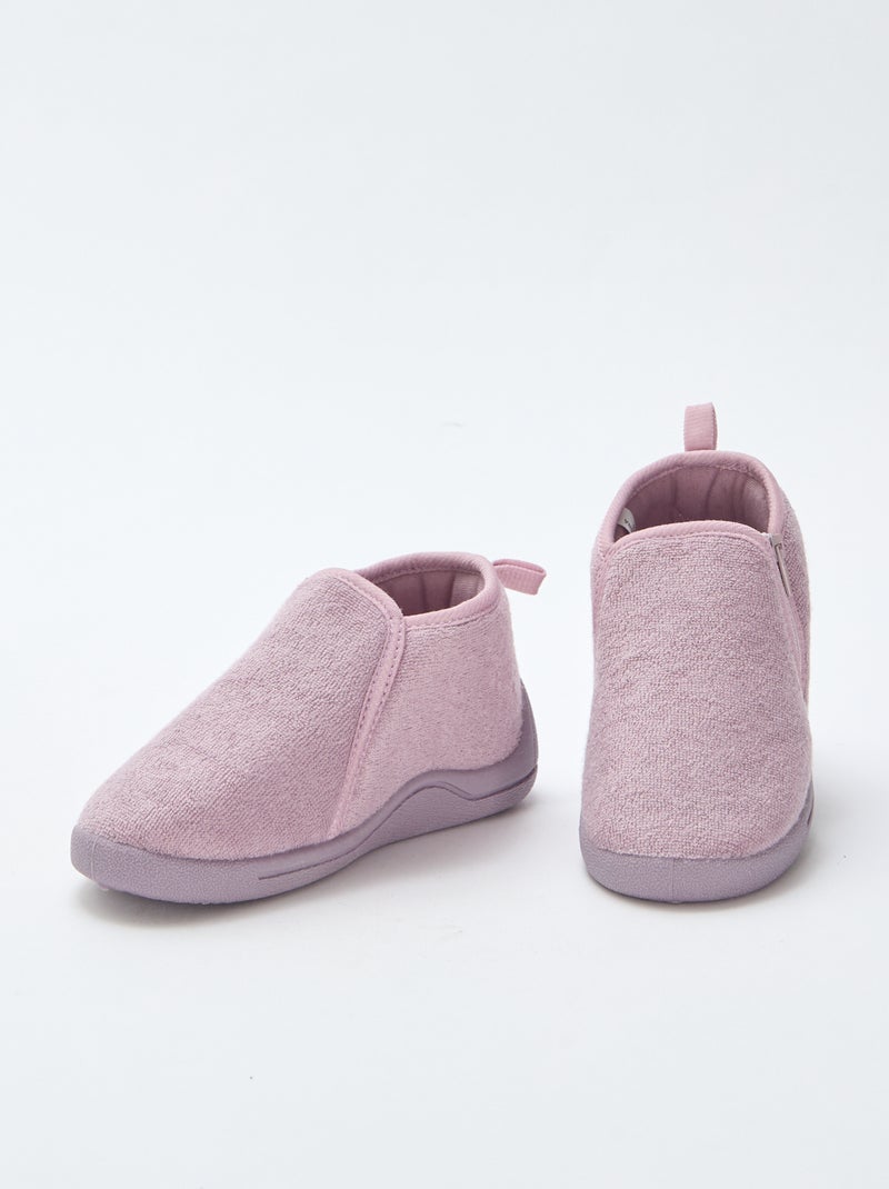 Pantofole a stivaletto Viola - Kiabi