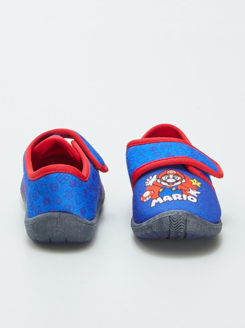 Pantofole a strappo 'Mario' 'Nintendo' BLU - Kiabi