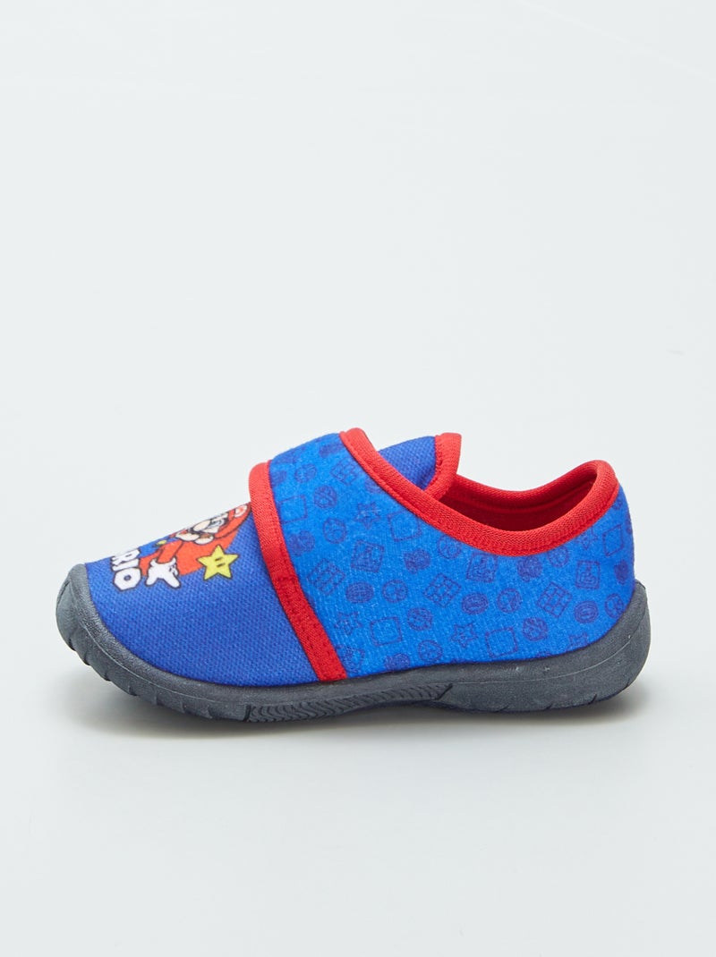 Pantofole a strappo 'Mario' 'Nintendo' BLU - Kiabi