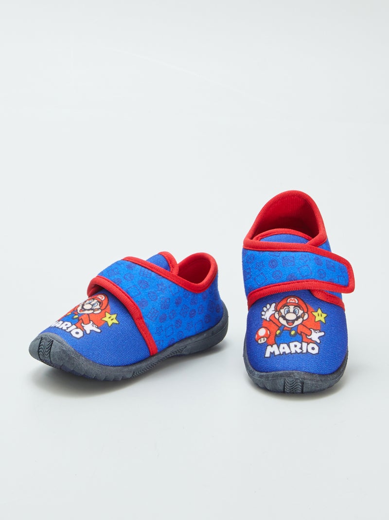 Pantofole a strappo 'Mario' 'Nintendo' BLU - Kiabi