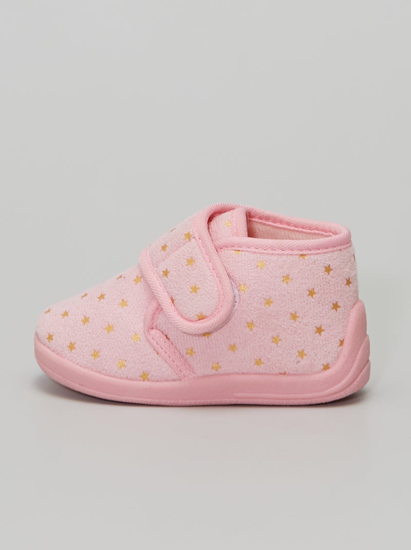 Pantofole a strappo rosa - Kiabi