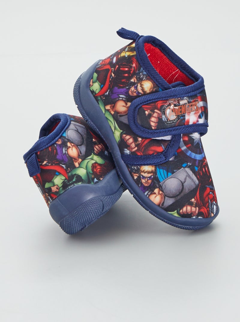 Pantofole alte 'Avengers' blu navy - Kiabi