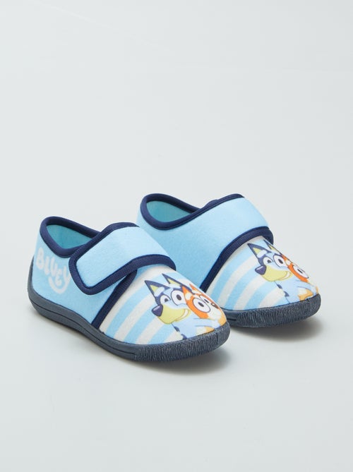 Pantofole alte 'Bluey' con chiusura a strappo - Kiabi