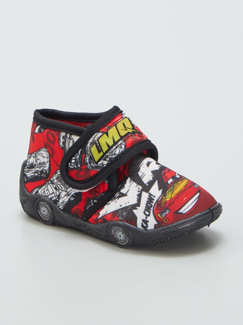 Pantofole alte 'Cars' ROSSO - Kiabi