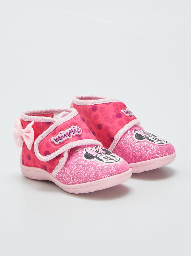Pantofole alte 'Minnie' fucsia - Kiabi
