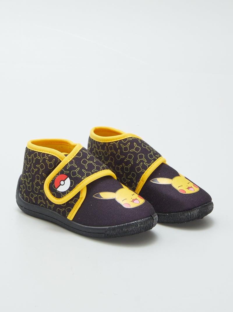 Pantofole alte 'Pokemon' con strappo NERO - Kiabi