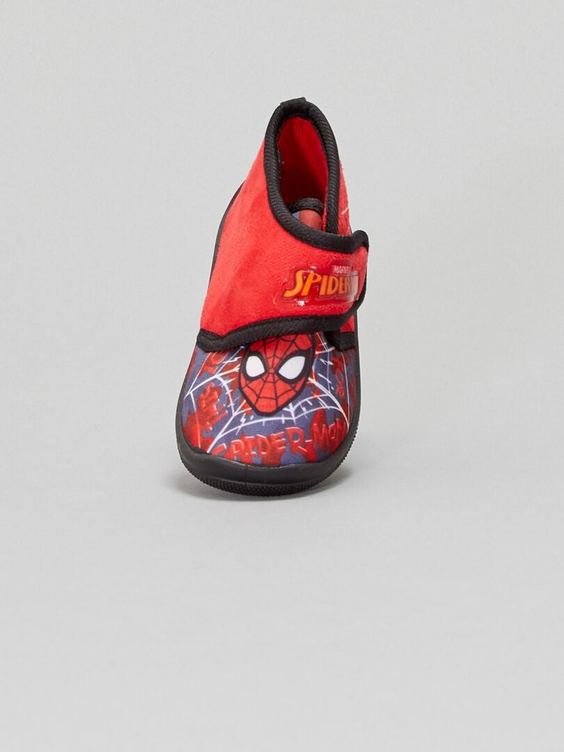 Pantofole alte 'Spider-Man' rosso - Kiabi